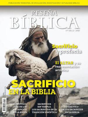 cover image of Sacrificio en la Biblia